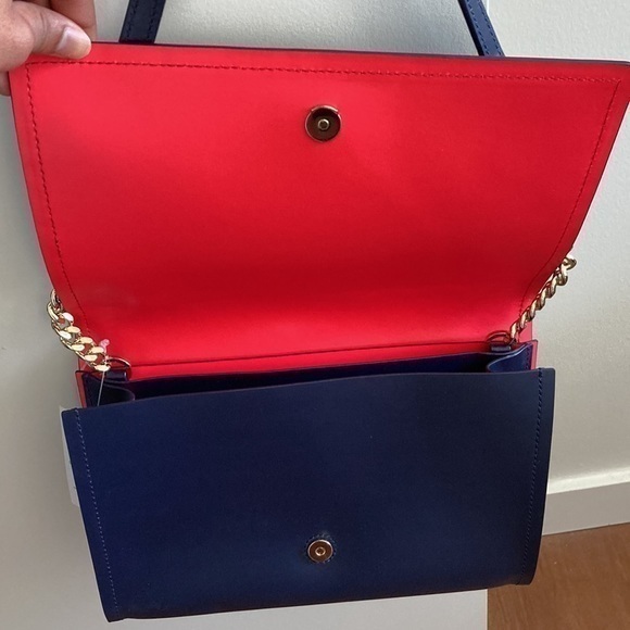 NWT Kate Spade Arbour Hill Angelea clutch purse in blue - Picture 3 of 4